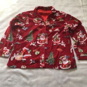 Nick and Nora button down sleep top